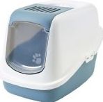 Savic Nestor Earth - Kattenbak - Blauw/Wit - 56 X 39 X 39 cm