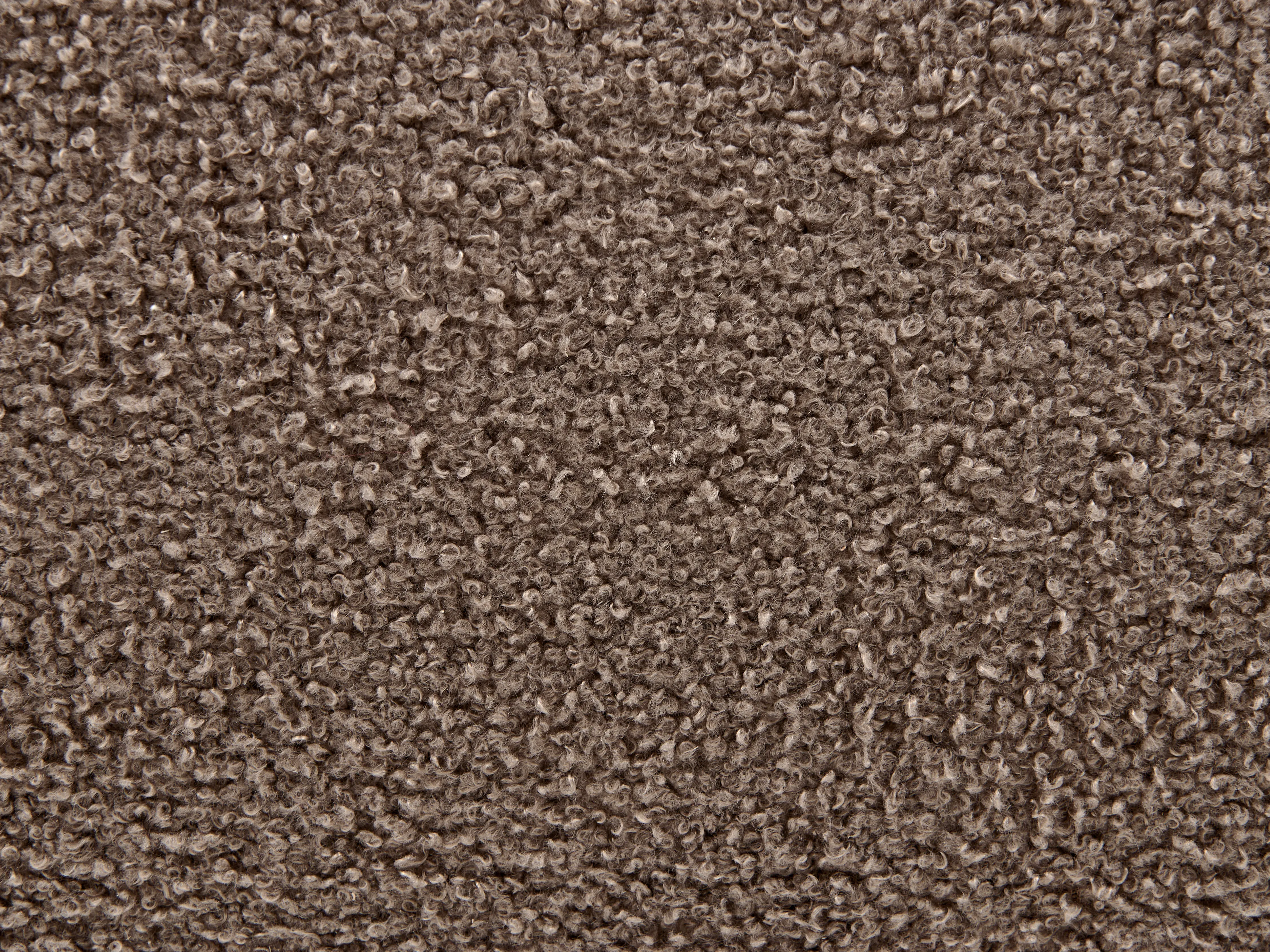 Bed met opbergruimte Bouclé BAJONNA 180 x 200 cm Bruin