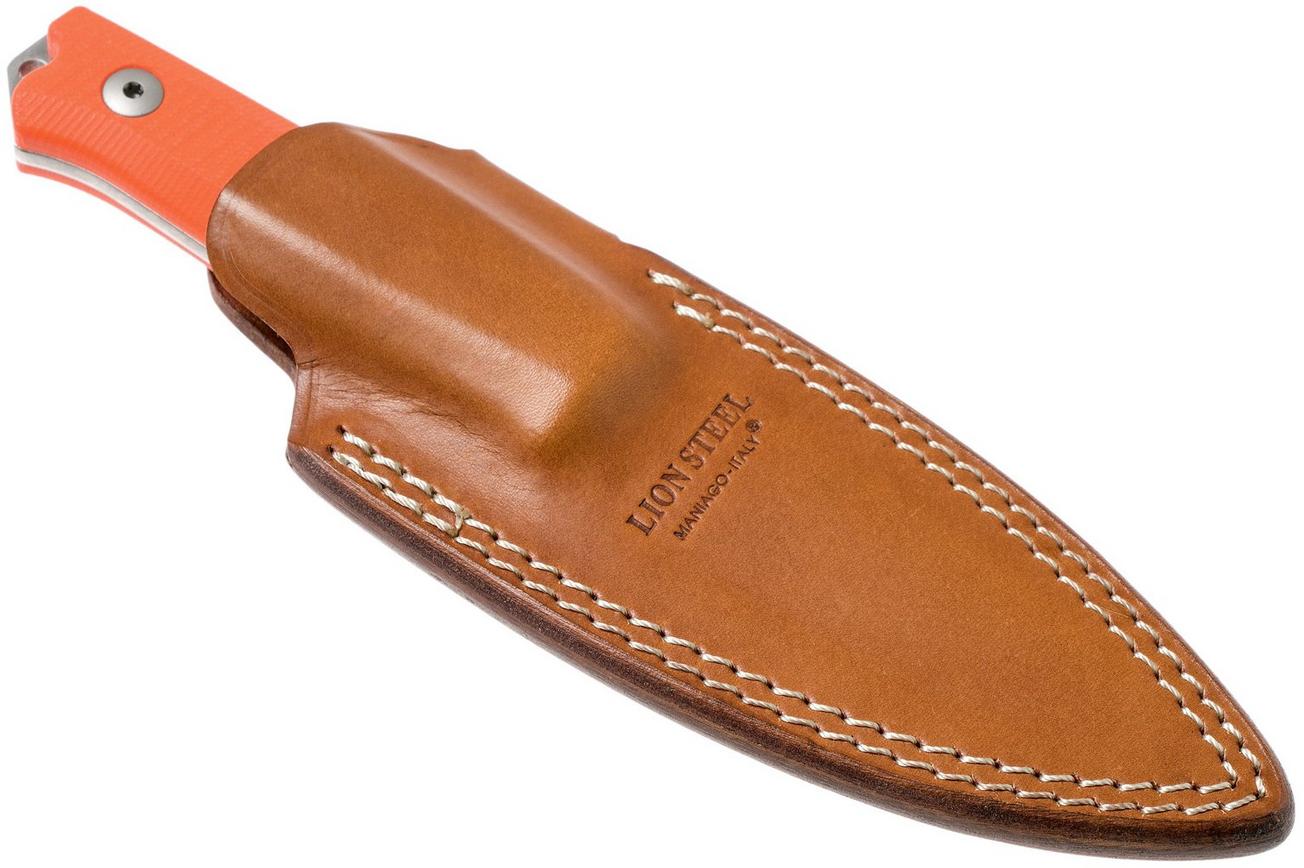 LionSteel B40 orange G10 B40-OR bushcraftmes