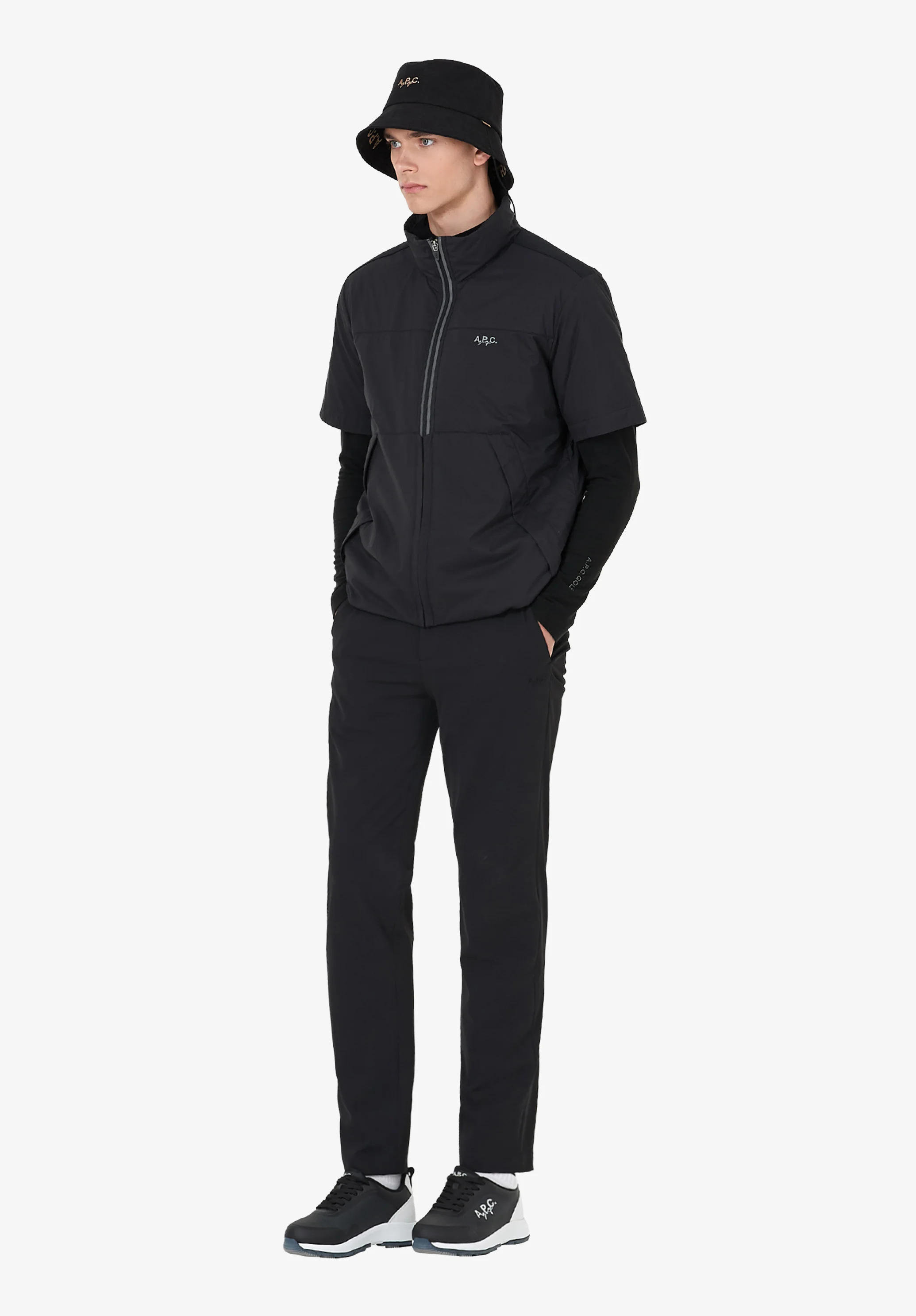 Blouson manches courtes - Noir