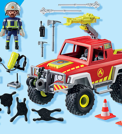 Playmobil Action Helden - Feuerwehrmann Truck - 71824 - 68 Teile