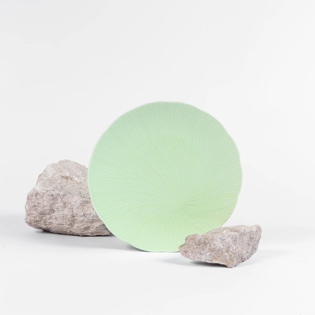 assiette à dessert TAHITI VERT (19cm) OGRE La Fabrique