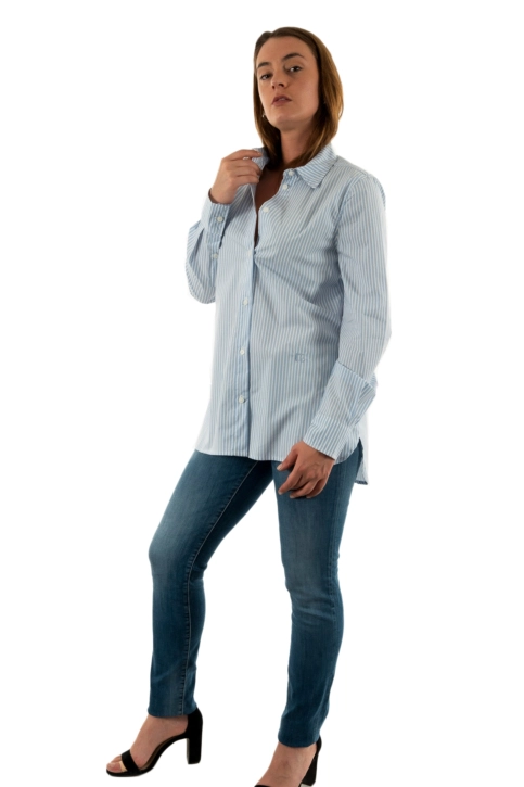 Chemisier Le Temps Des Cerises jamay 3155 blue stripe