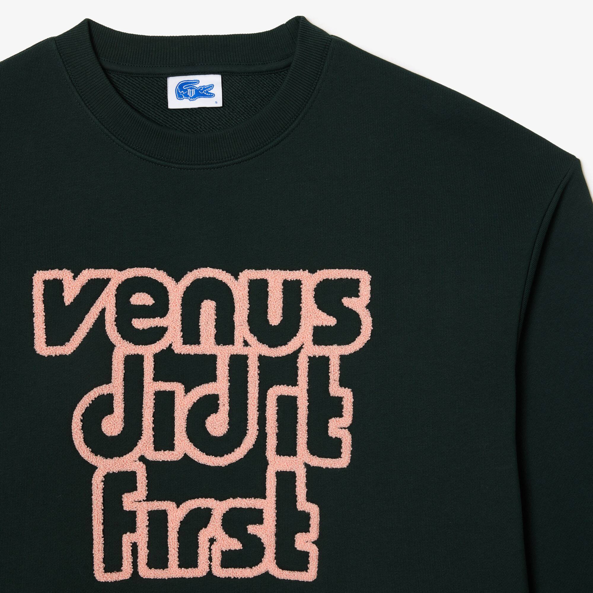 Lacoste x Eleven by Venus extraweites Fleece-Sweatshirt Lacoste X EleVen by Venus Williams - Grün - Lacoste - Unisex