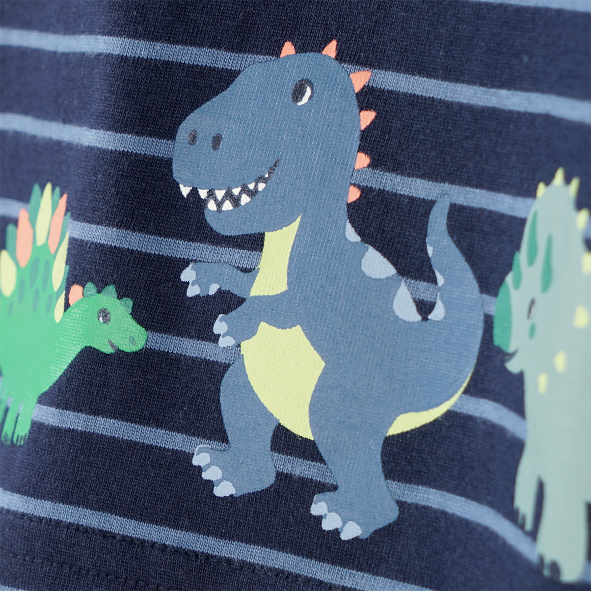 Topomini Baby T-Shirt mit Dino-Motiven dunkelblau