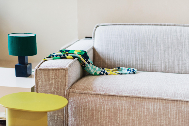 FÉST Edge bank met longchair links Sydney 22 beige