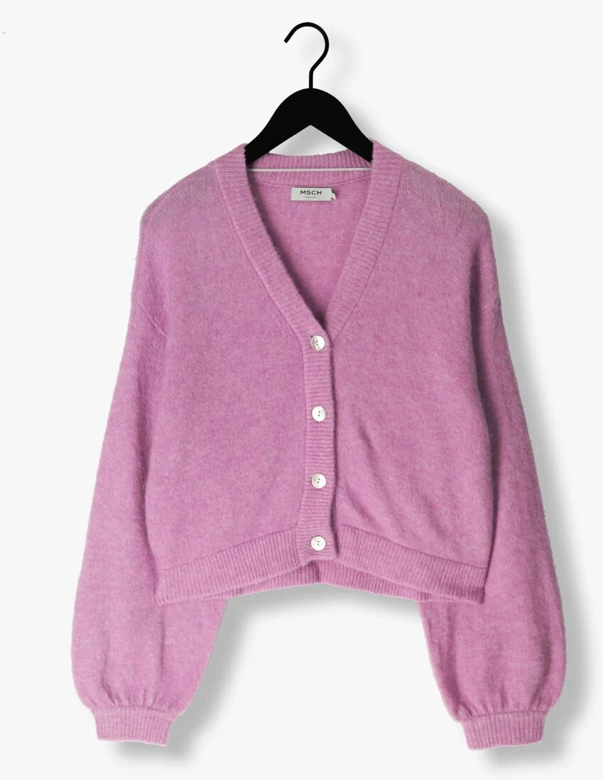 MSCH COPENHAGEN paarse msch copenhagen trui mschpetrinelle hope cardigan