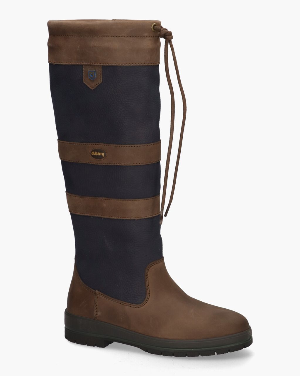 Dubarry Galway Donkerblauw/Bruin Dames Outdoorboots