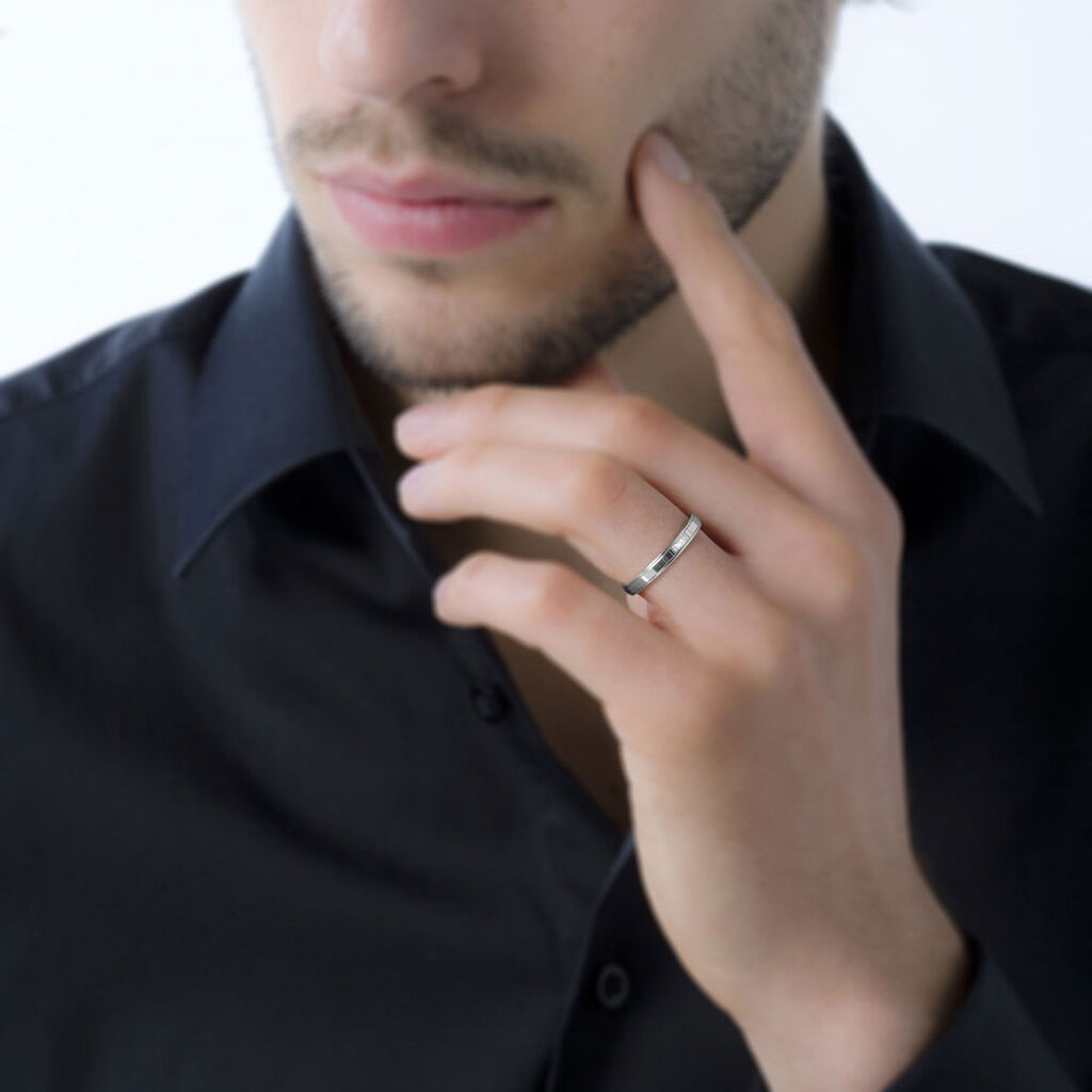Alliance Serti Grains Or Blanc Diamant