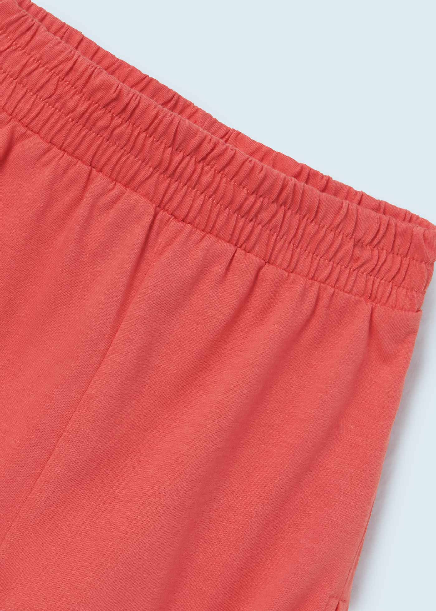 Conjunto de duas peças em algodão sustentável para meninas