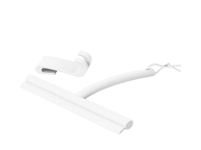Blomus Duschabzieher Vipo inkl. Haken Weiss Fensterwischer aus Silikon
