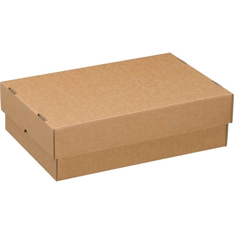 Boîte carton à hauteur variable avec couvercle télescopique
