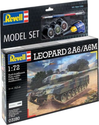 Revell - Leopard 2A6/A6M Kampvogn Byggesæt - 1:72 - 63180