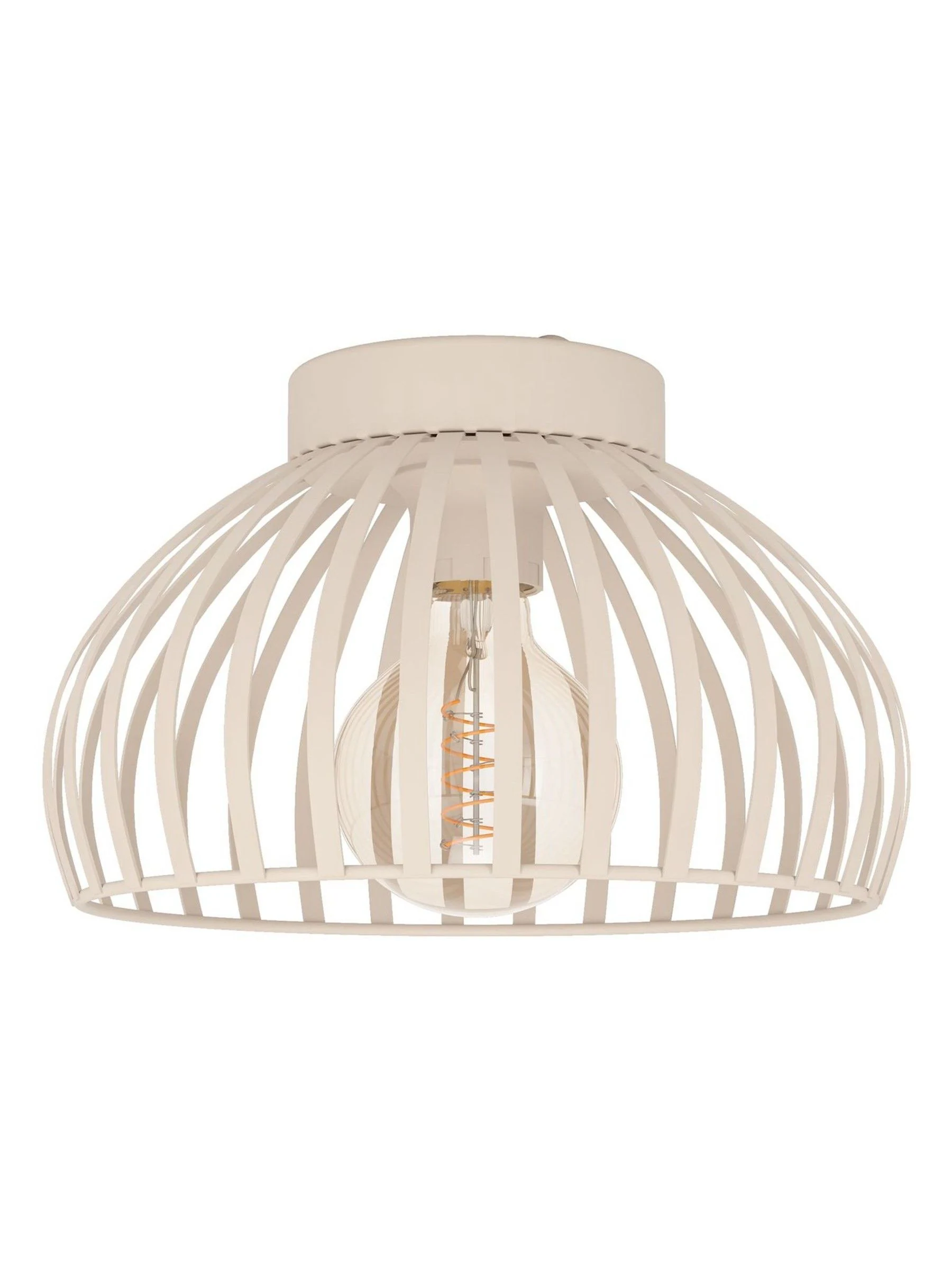 Eglo Mogano 3 Steel Caged Style Ceiling Light