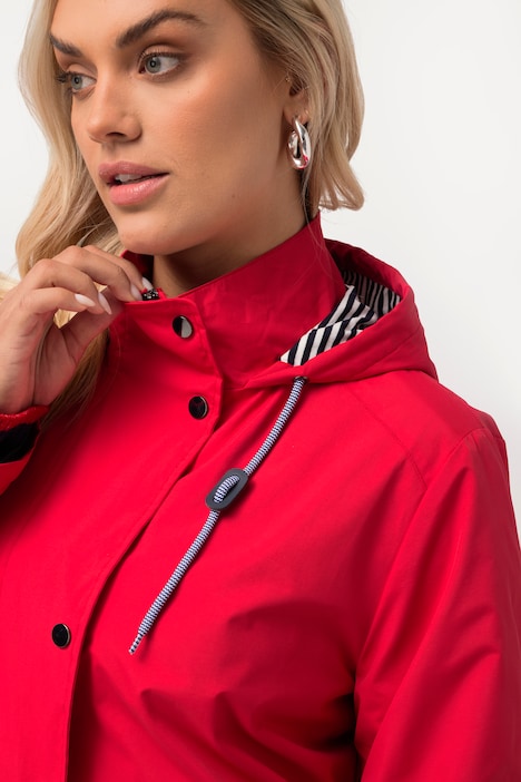 HYPRAR Funktionsjacke, wasserabweisend, A-Linie, Kapuze