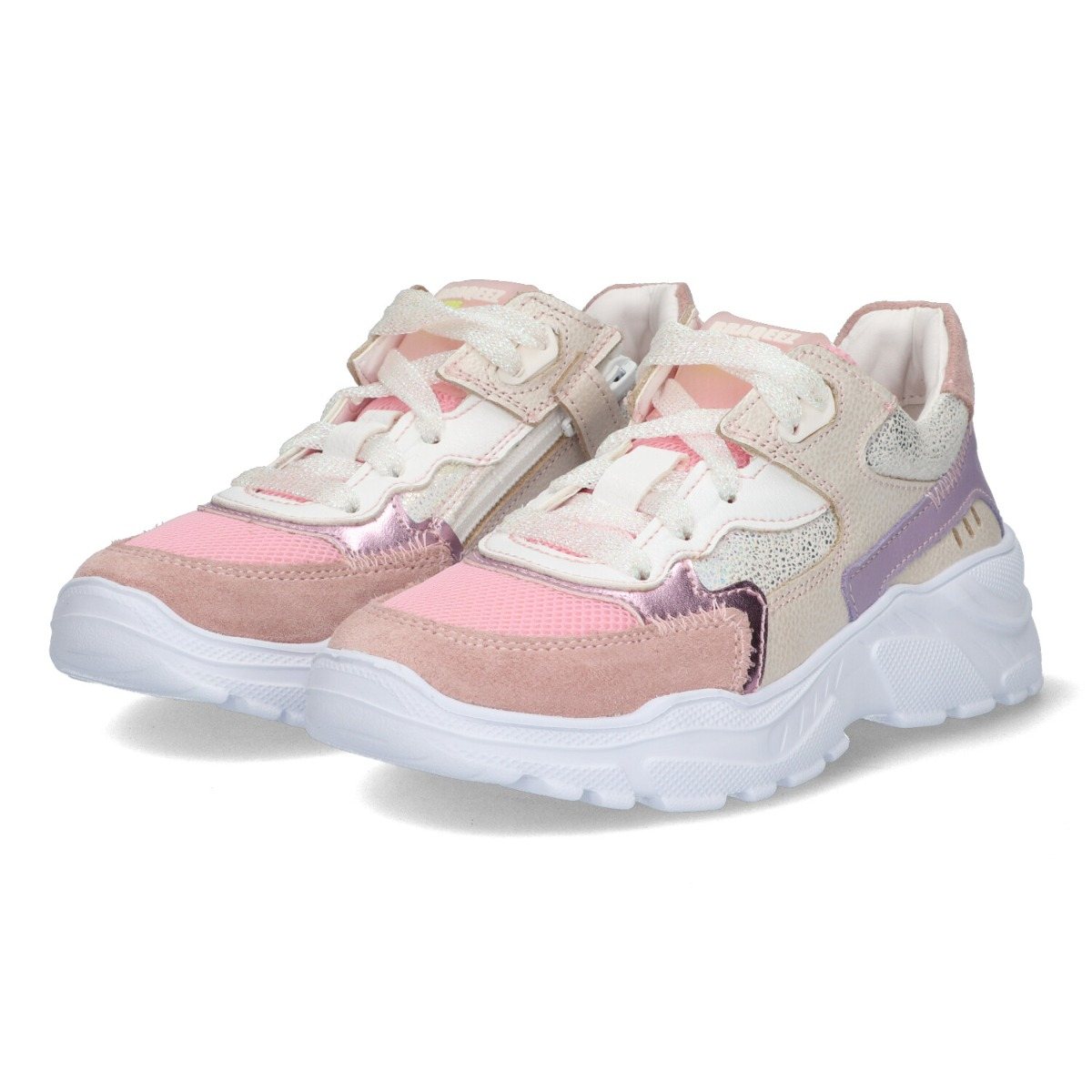 Rana Run - Lage Sneakers Braqeez Roze