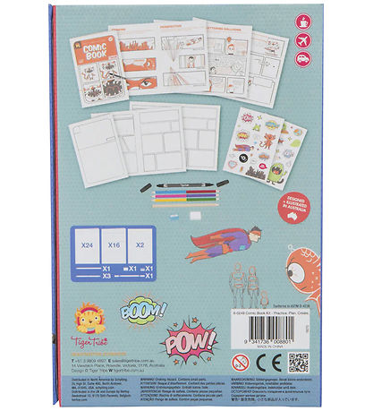 Tiger Tribe Kreatives Spielset - Comic Book Kit