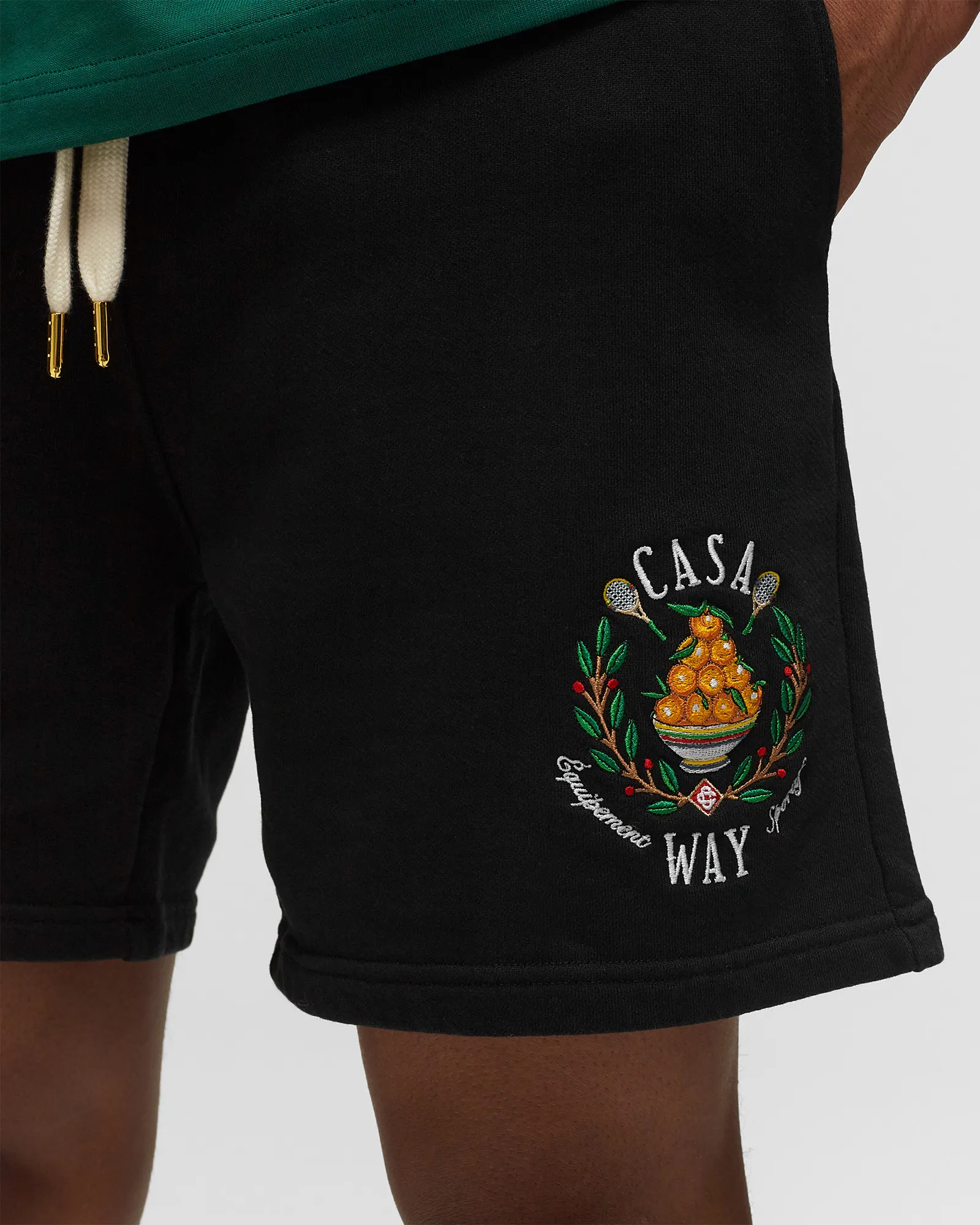 Casablanca CASA WAY - Shorts de Moletom Bordados