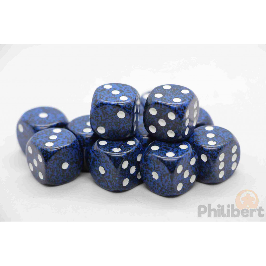 Set de 12 Dés 6 Faces Speckled