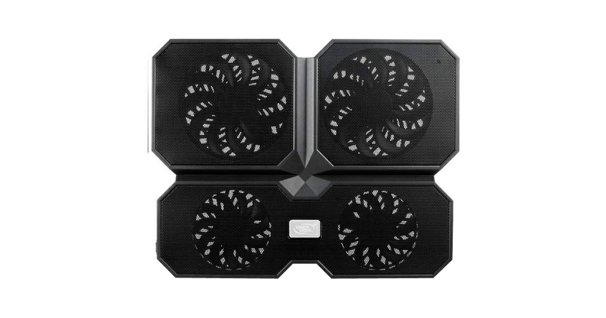 DeepCoolMULTI CORE X6 laptopkoeler  (Zwart, 2x USB 2.0)