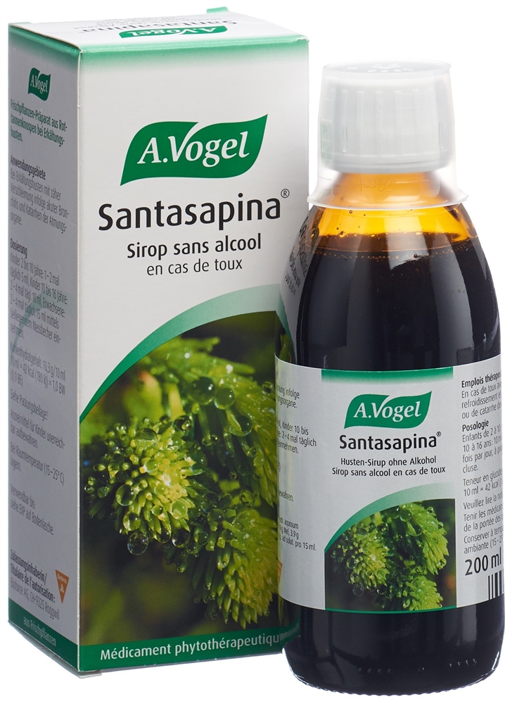 VOGEL Santasapina Hustensirup Sirup ohne Alkohol Fl 200 ml