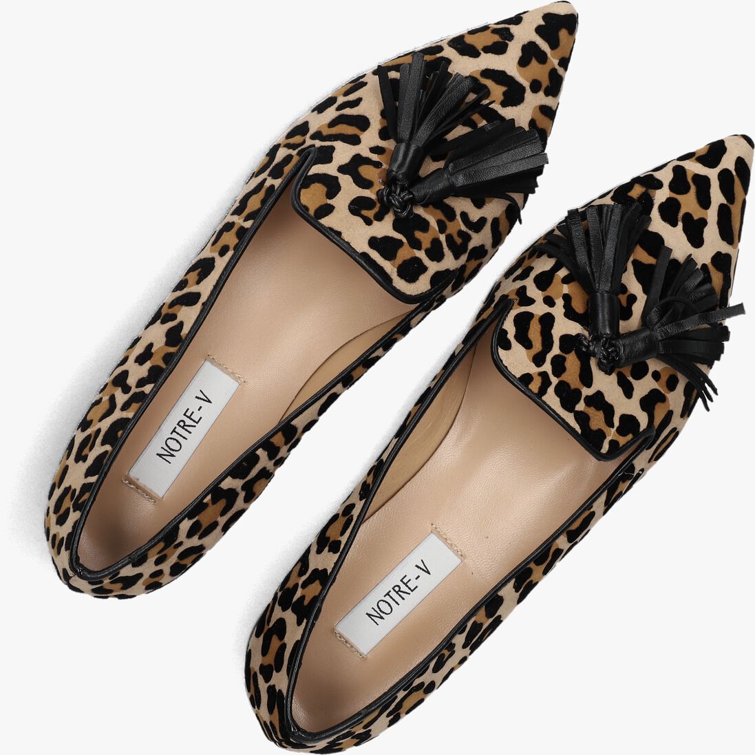 beige notre-v loafers 12228