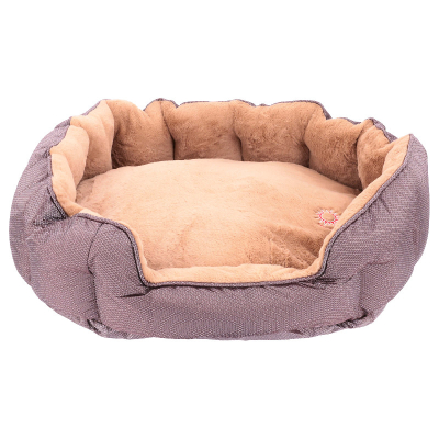Thermo Switch Hundebett Santorini braun