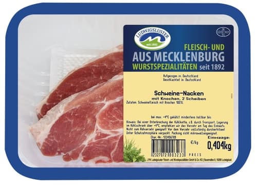 Ludwigsluster Schweine-Nacken mit Knochen