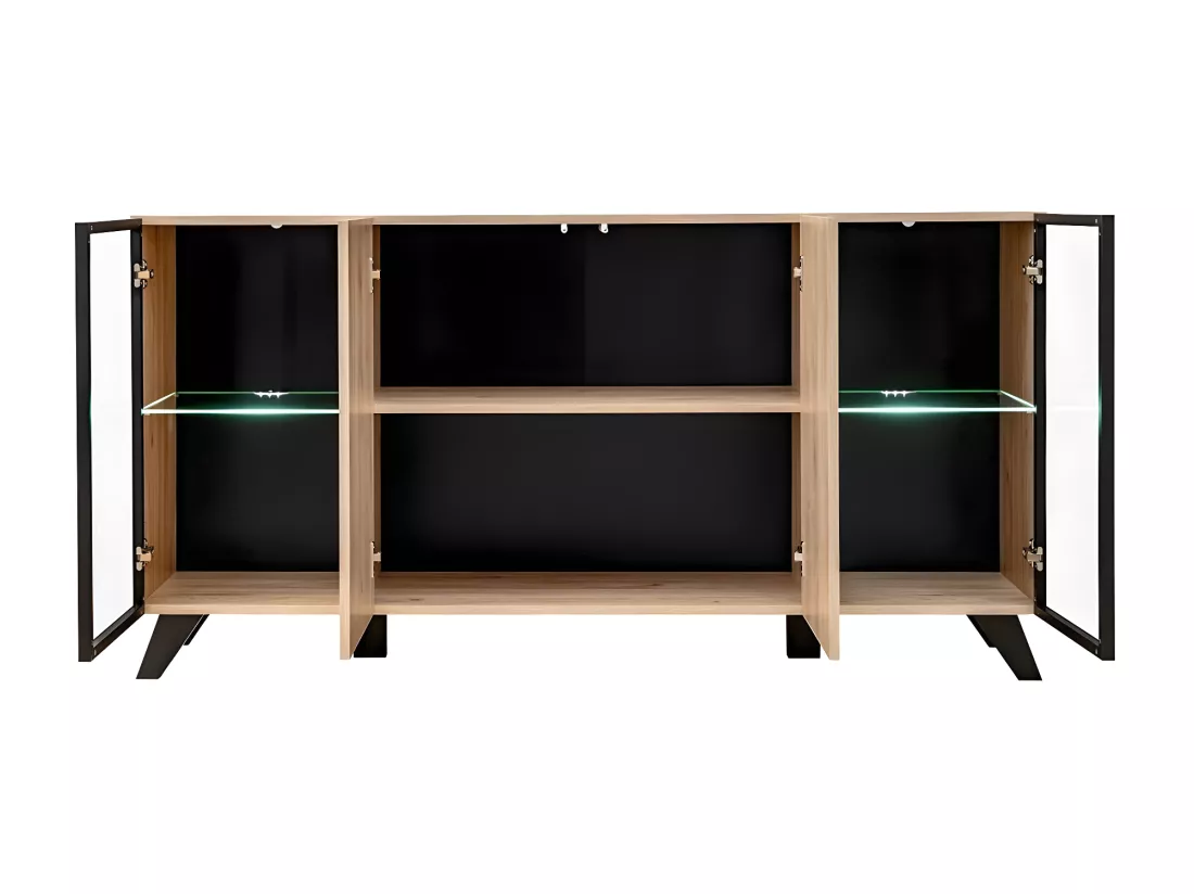 Buffet design NIELSEN – 160 cm avec éclairage LED intégré