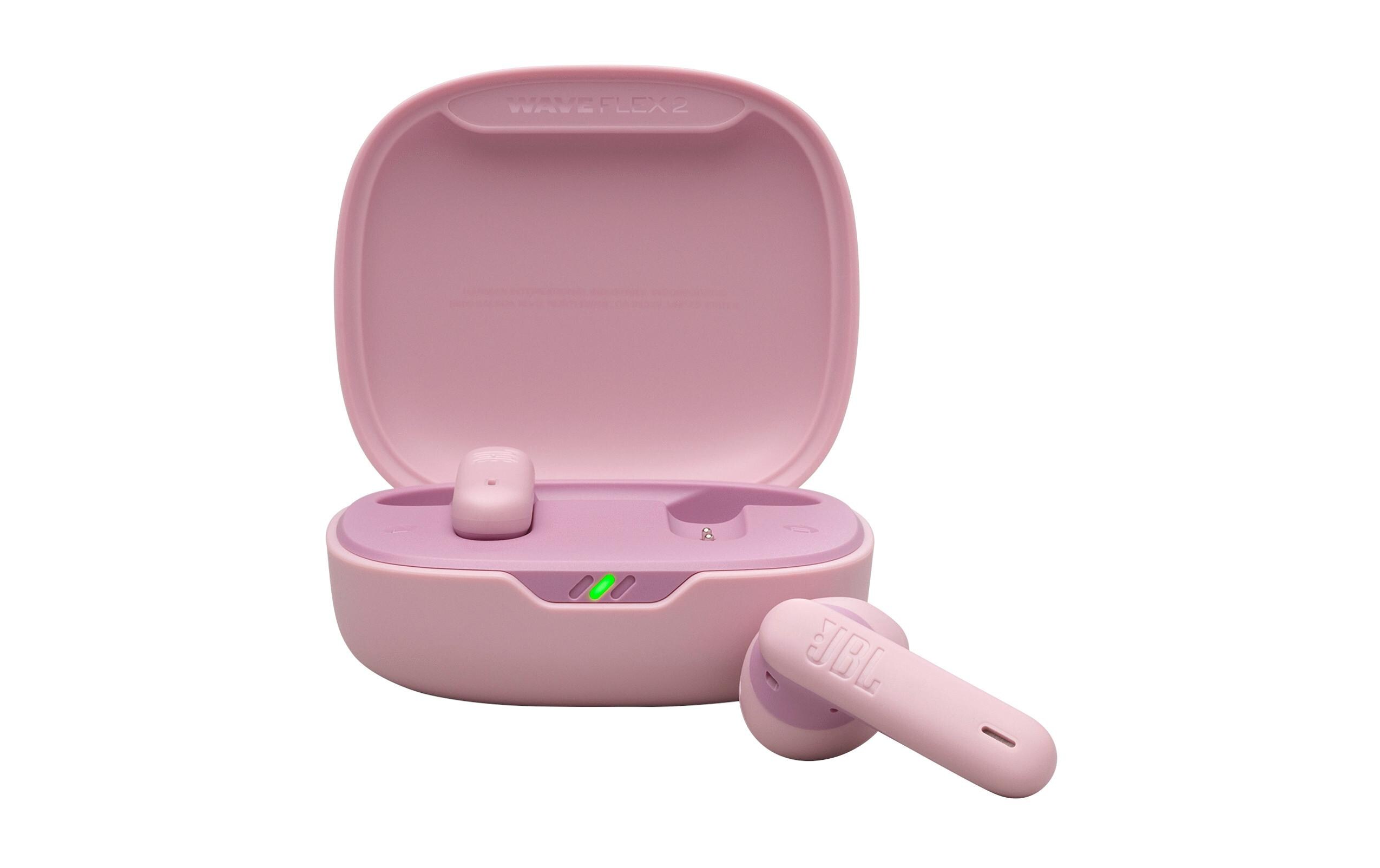 True Wireless In-Ear-Kopfhörer Wave Flex 2 PinkKabellose In-Ear-Kopfhörer mit 12-mm-Dynamiktreibern
