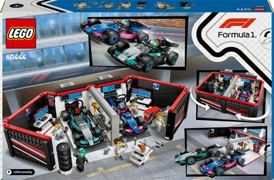 LEGO City 60444 F1-verksted med Mercedes-AMG og Alpine