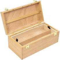 Boîte à ustensiles d'artiste, 2 niveaux, hêtre