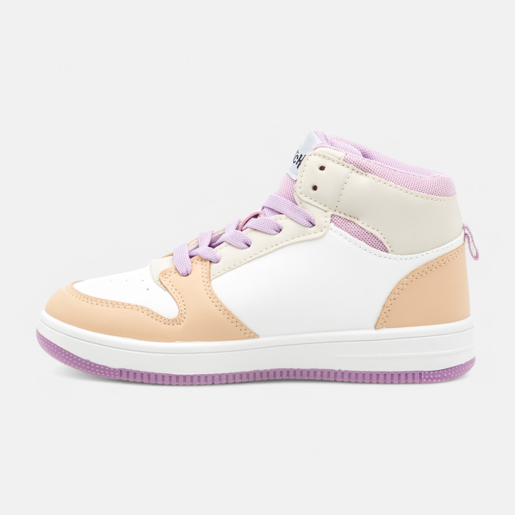 Baskets hautes Fille blanc