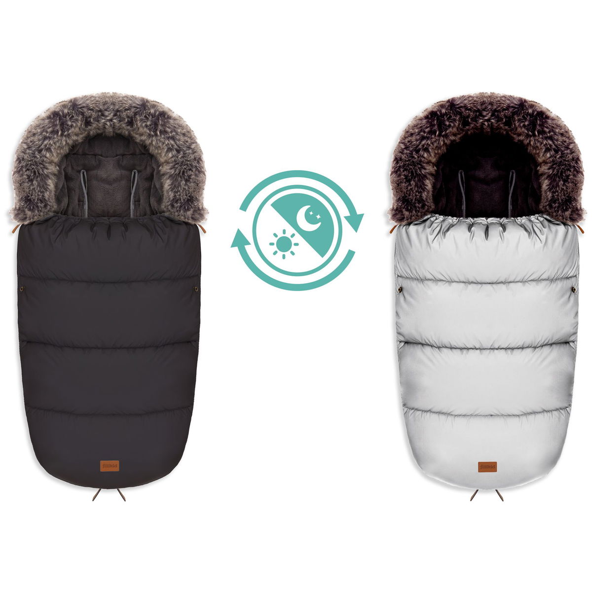 fillikidfillikid   Fusssack Manaslu Reflect schwarz