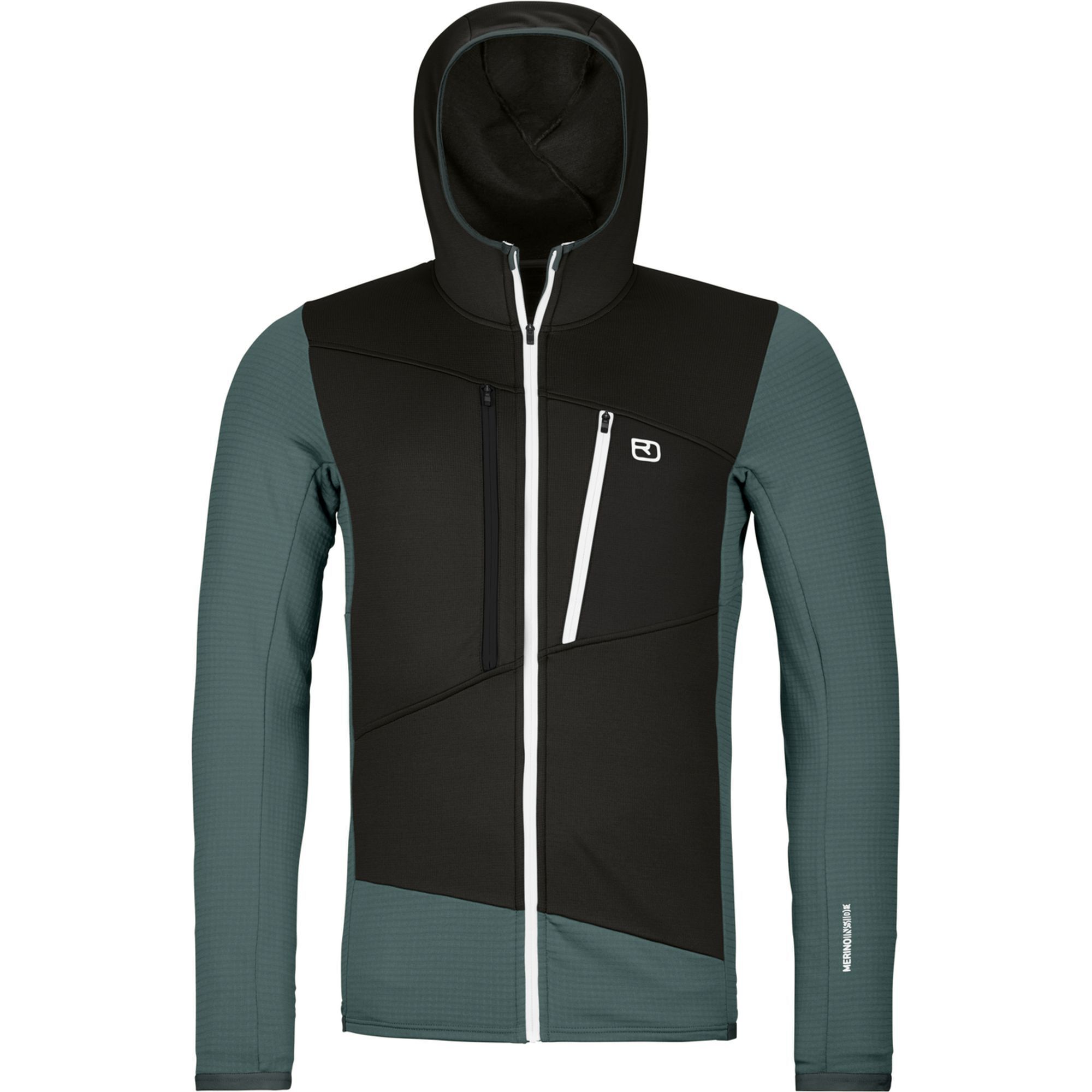 OrtovoxFleece Grid Hoody M