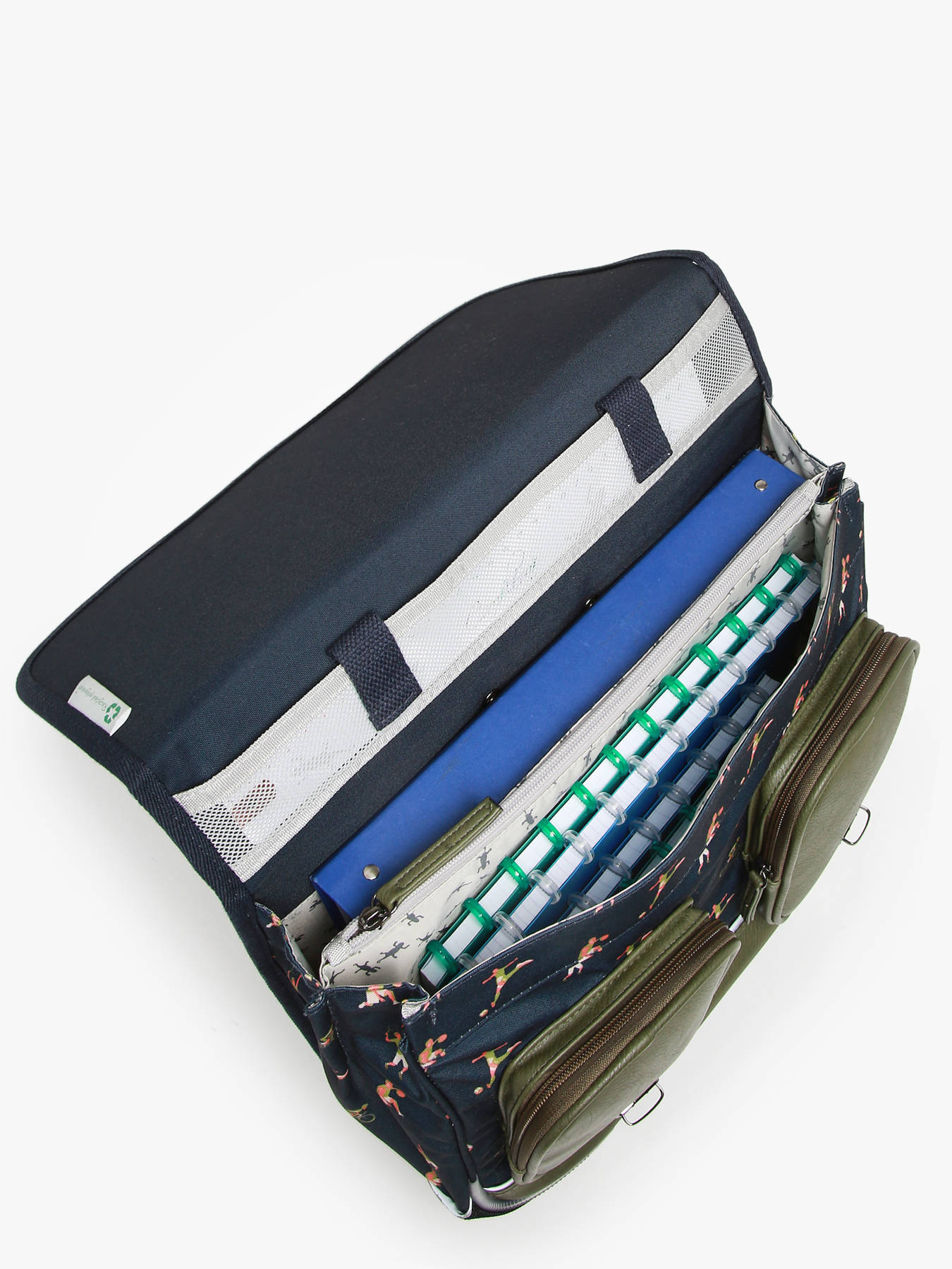 Cartable  roulettes enfant 2 compartiments CAMELEON