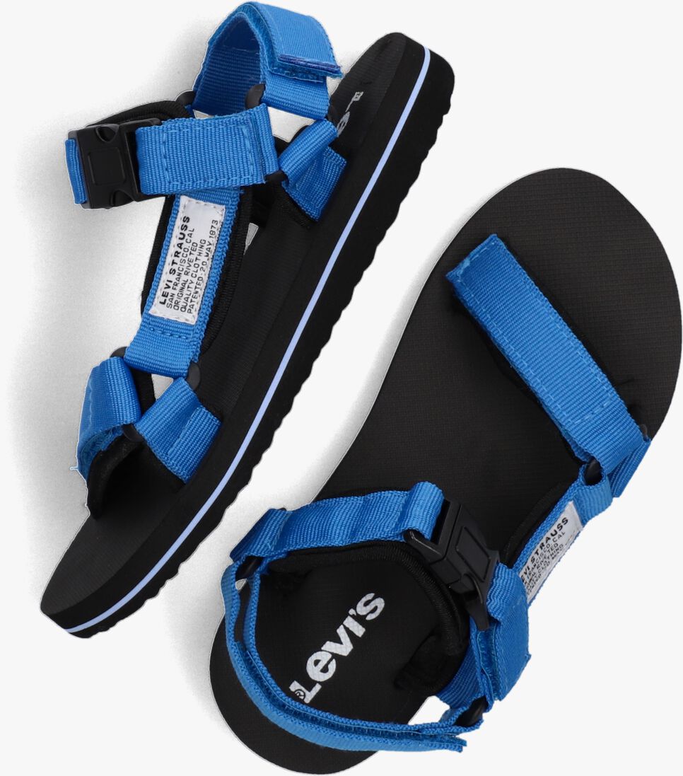 LEVI\\'S blauwe levi's sandalen tahoe