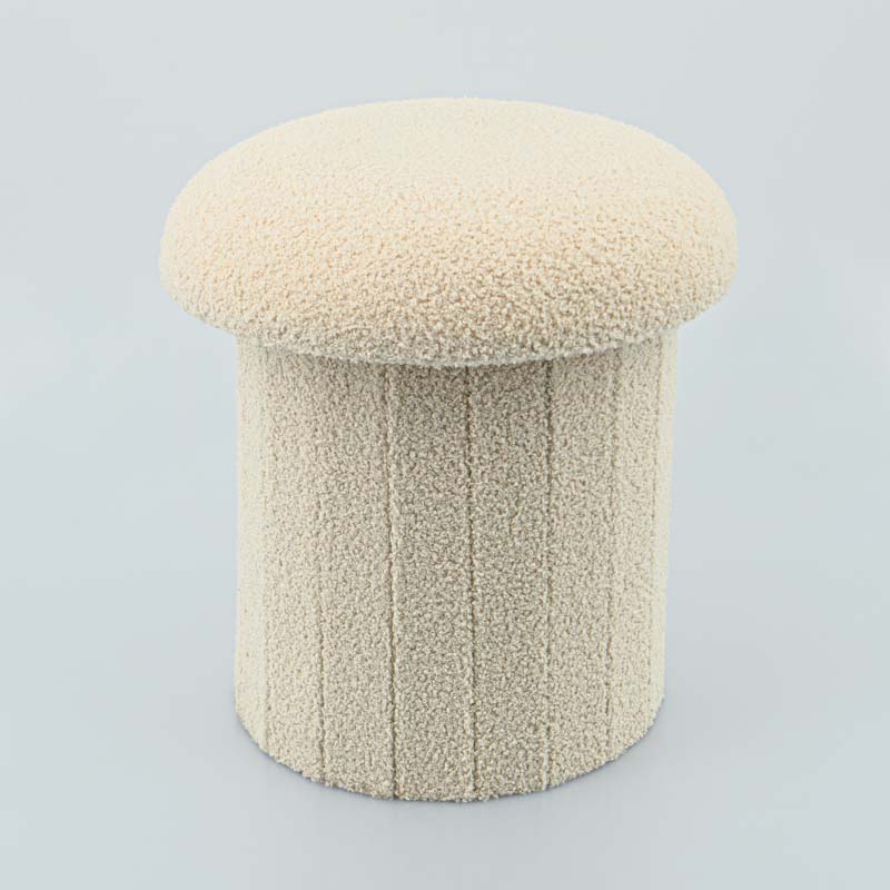 Coffre de rangement 'Teddy' pliable écru