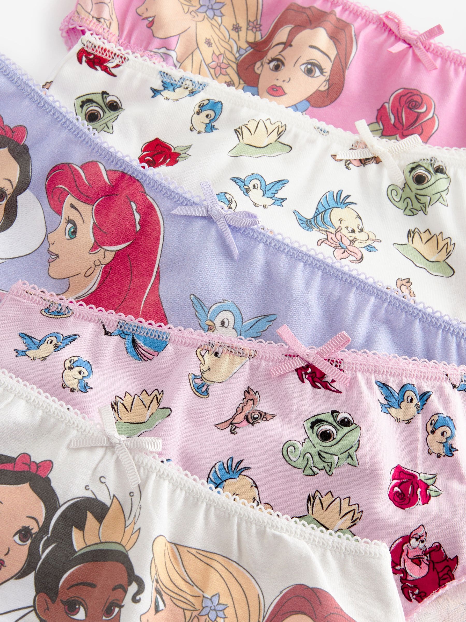 Roze - Disney Princesses 5 -pack Onderbroeken (1,5-10jaar)