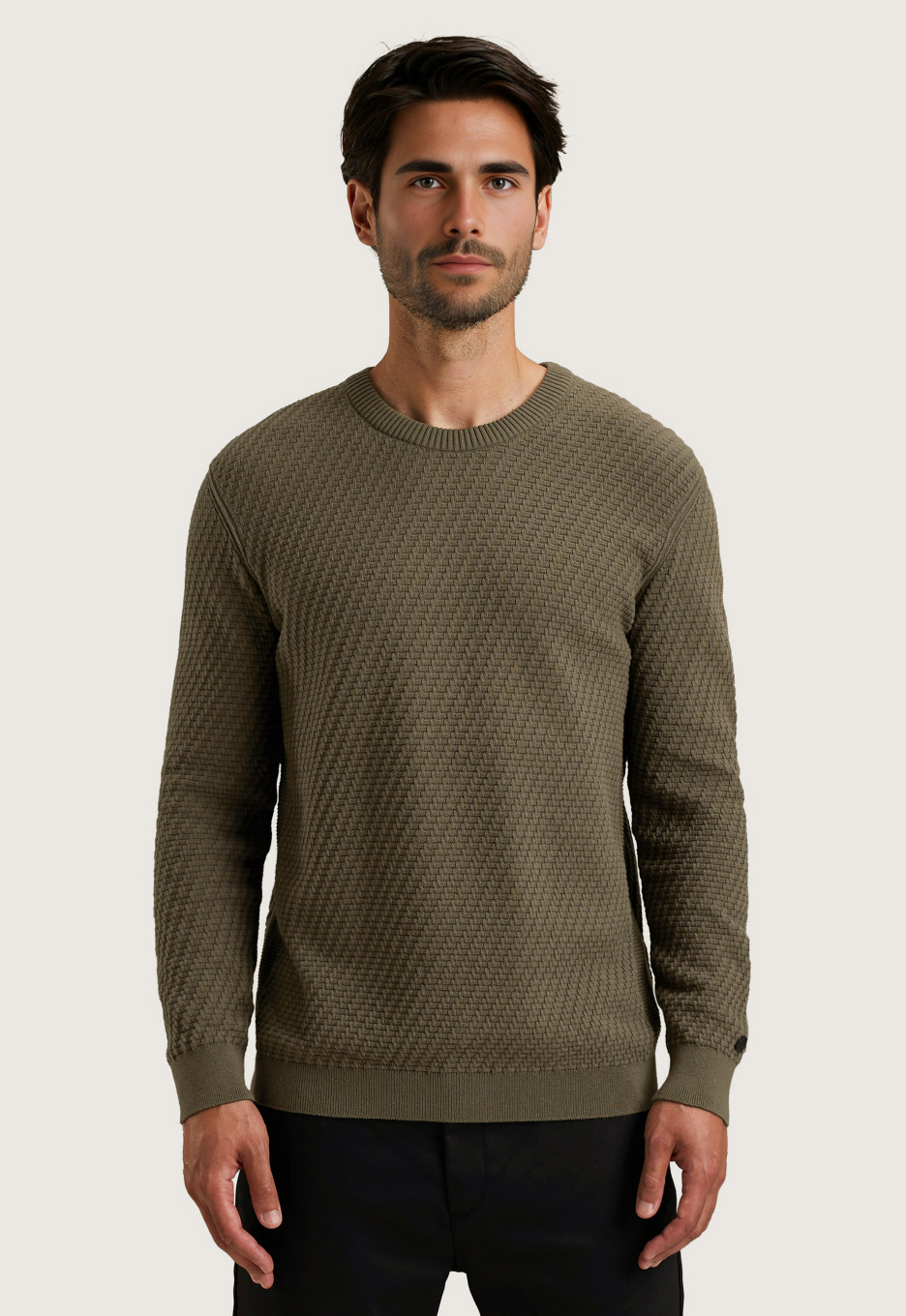 Cast Iron Cotton Structured Trui