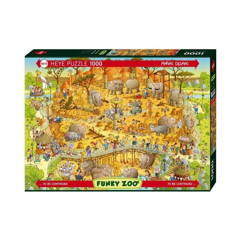 Puzzle 1000 pièces - African habitat
