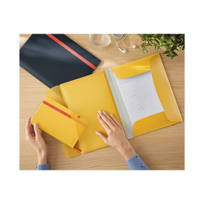 Leitz Cosy Mobile - Chemise à 3 rabats polypropylène - A4 - jaune