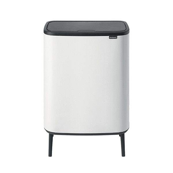 Poubelle Bo Touch Bin Hi Brabantia 60 L, blanc