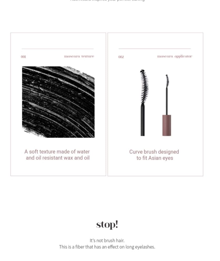 mude - Inspire Longlash Curling Mascara - 2 kleuren