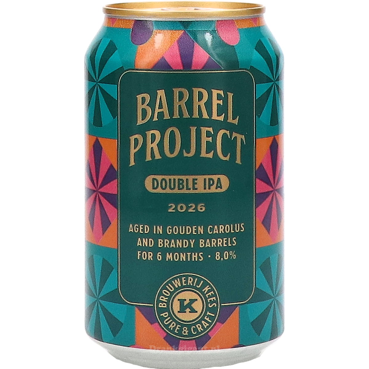 Kees Barrel Project 2026 Gouden Carolus & Brandy B.A. Double IPA 33 cl