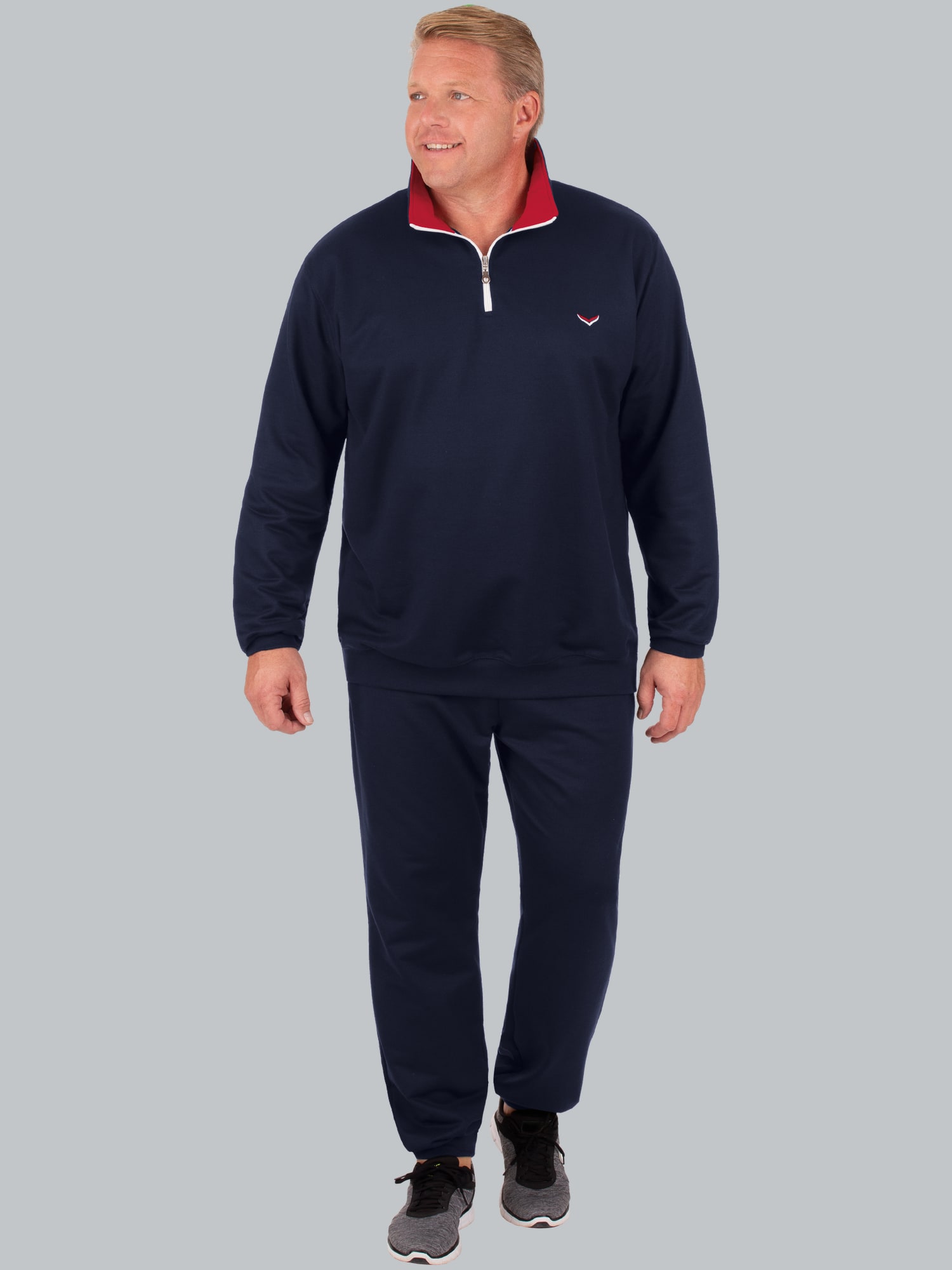 Herren Jogginganzug in Sweat-Qualität Navy