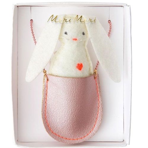 Meri meri kinderketting konijntje in buidel