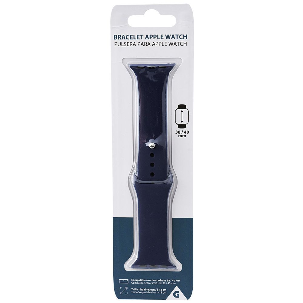 Bracelet pour Apple Watch en silicone 38/40 mm