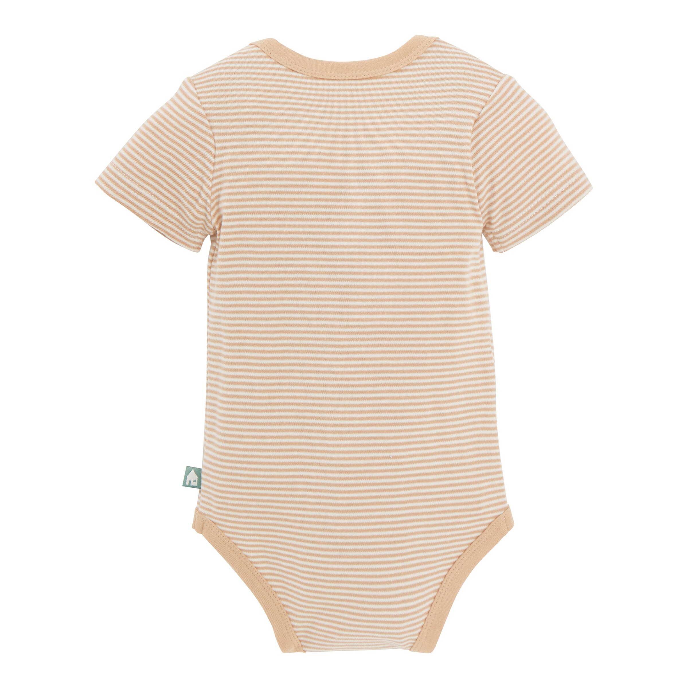 Bornino - Lieblinge 3er-Pack Bodys kurzarm Ringel Haus