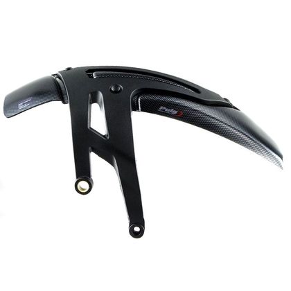 Garde boue Puig avec support aluminium - Noir